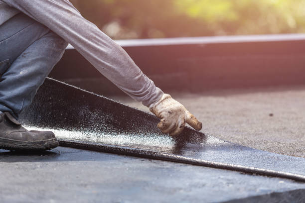 Professional Emergency Waterproofing technician working in Vandalia, MI